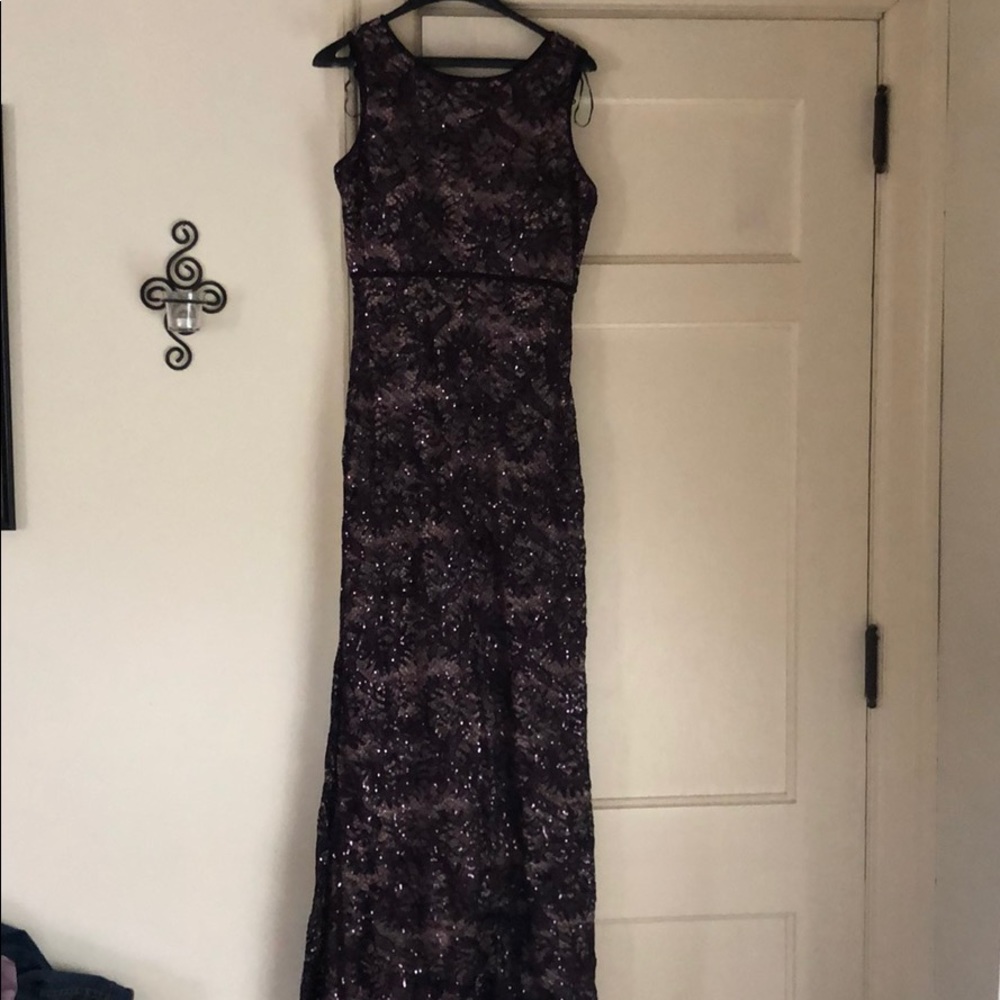 Purple gown